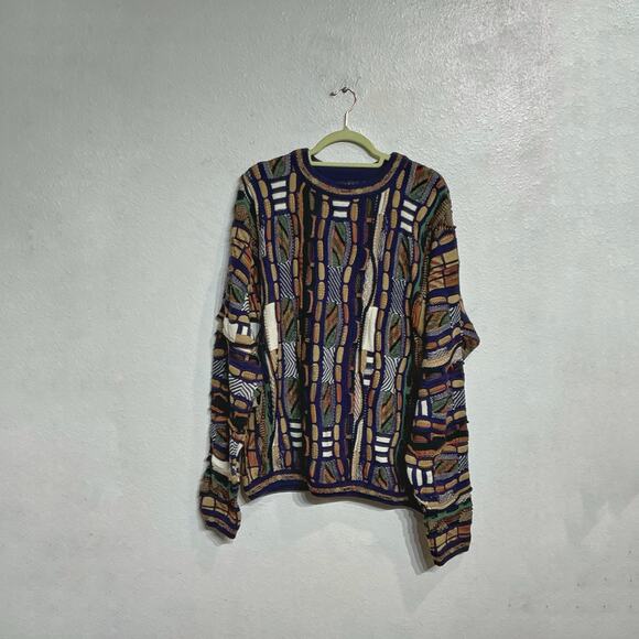 Protege Coogi Style 90's Vintage Sweater Sz 1X NWT - Picture 2 of 12